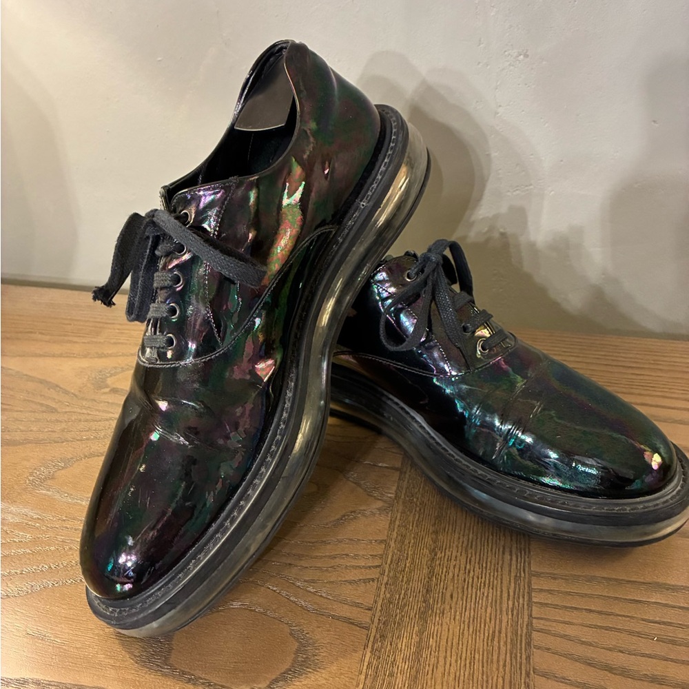 Prada Black Oxfords Sleek Timeless Design